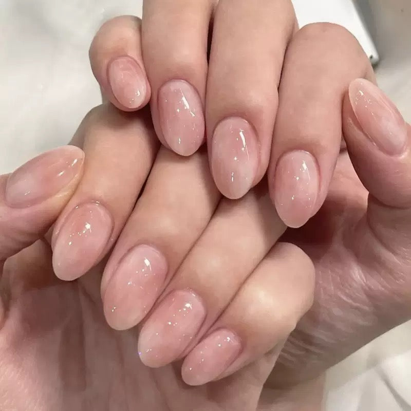 Nails-4103-Almond nails- Free 24 -pc Sticker Sheet  included