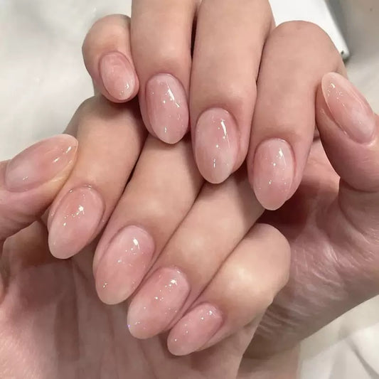 Nails-4103-Almond nails- Free 24 -pc Sticker Sheet  included