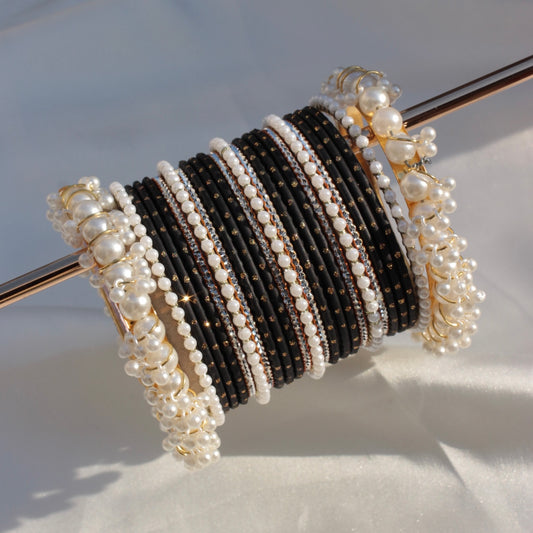 Rian Bangle Set-Black