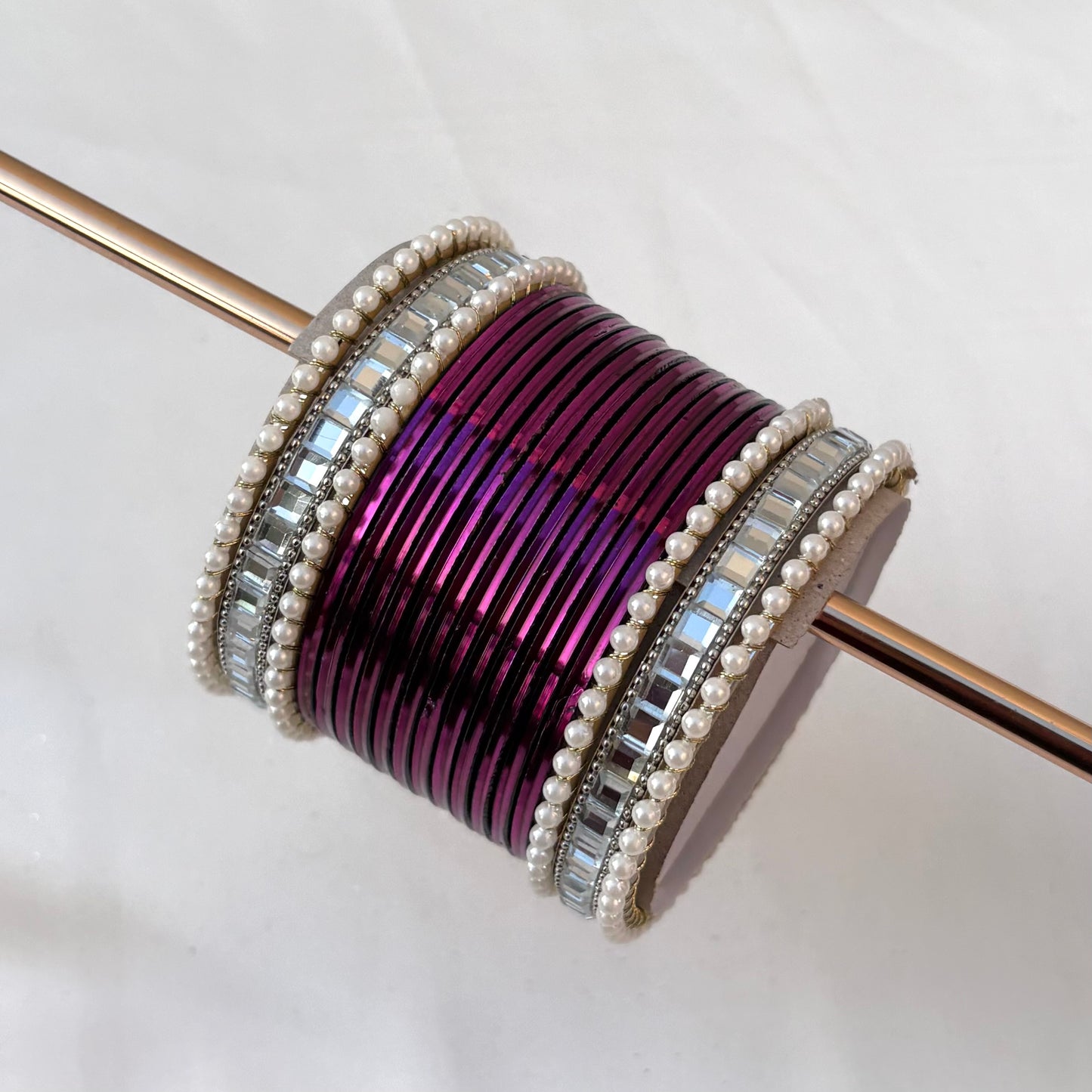 Reya Bangle Set - Purple