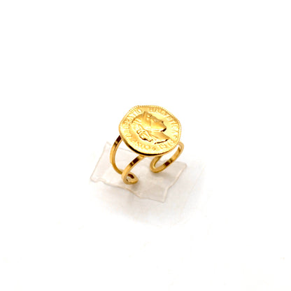 JRing-(4K Gold Plated)-AntiTarnish/HypoAllergic 393