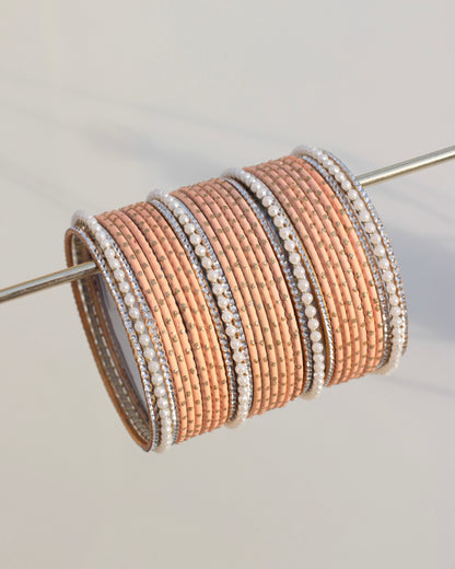 Bangle Bae Set- Light Peach