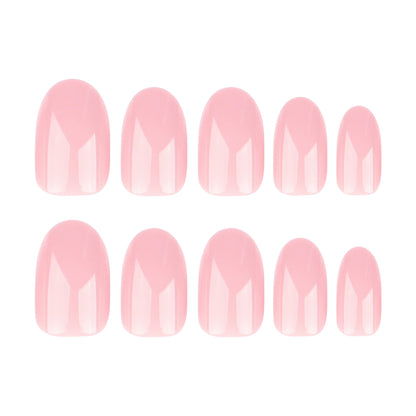 Nails-3359-Medium Length Almond nails- Free 24 pc Sticker Sheet included