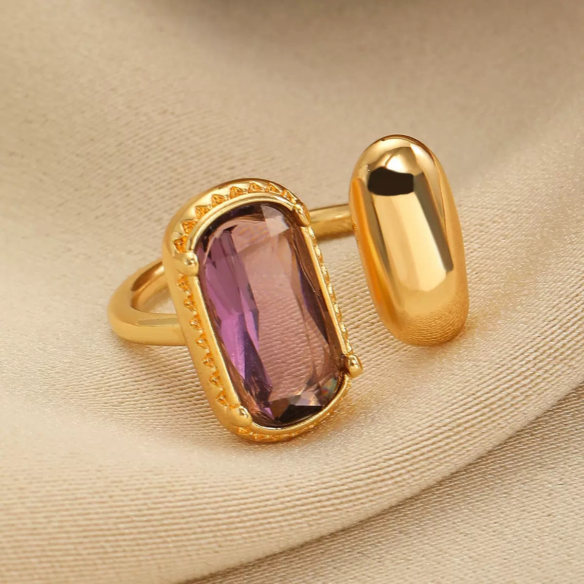 NJRing-(24K Gold Plated)-AntiTarnish/HypoAllergic-440E