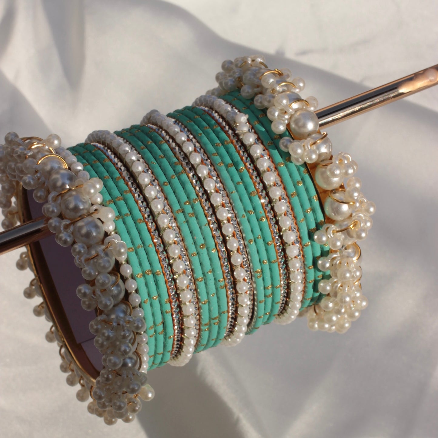 Rian Bangle Set-Mint
