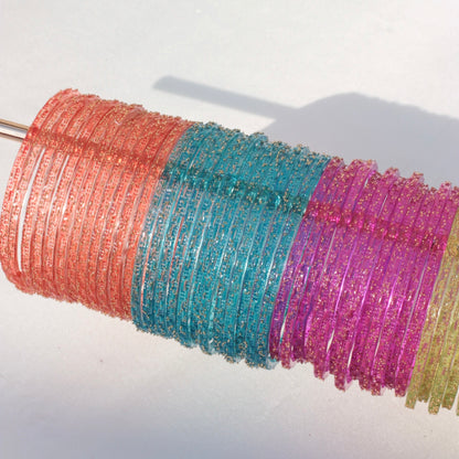 (Choose colour) Rains- Viral Handmade Glass Bangles