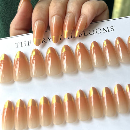 Nails- B2622- Almond nails- Free 24pc Sticker Sheet included