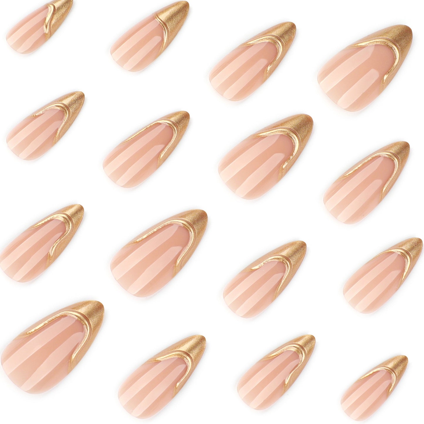 [PREMIUM] Cat eye Glitter Nails-019-4201- Free 24pc Sticker Sheet  included