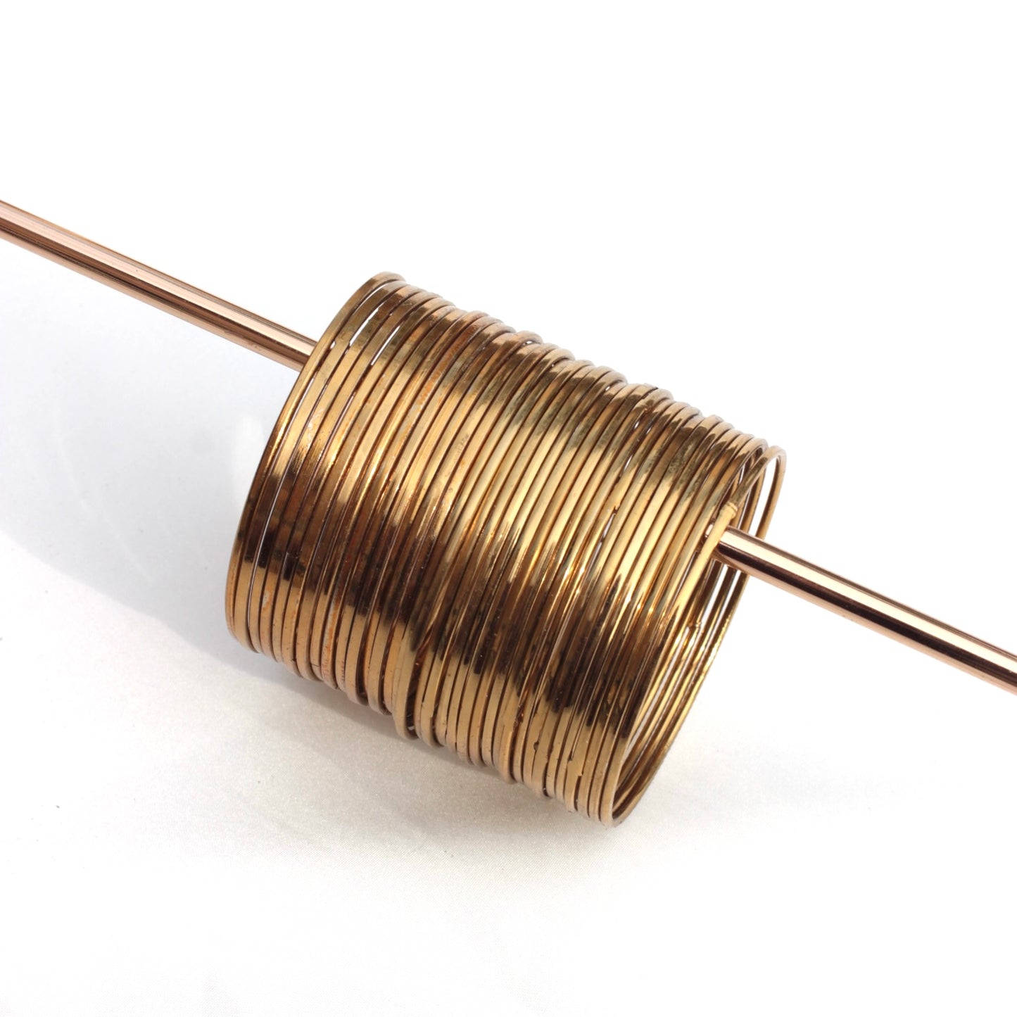 Antique Bangles - 24 bangles-Golden