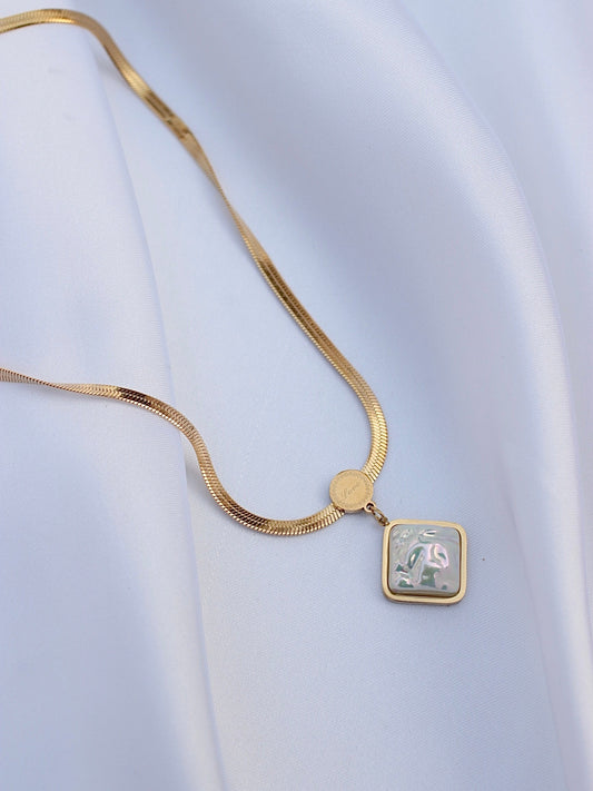 JNecklace (24K Gold Plated)-AntiTarnish/HypoAllergic -385