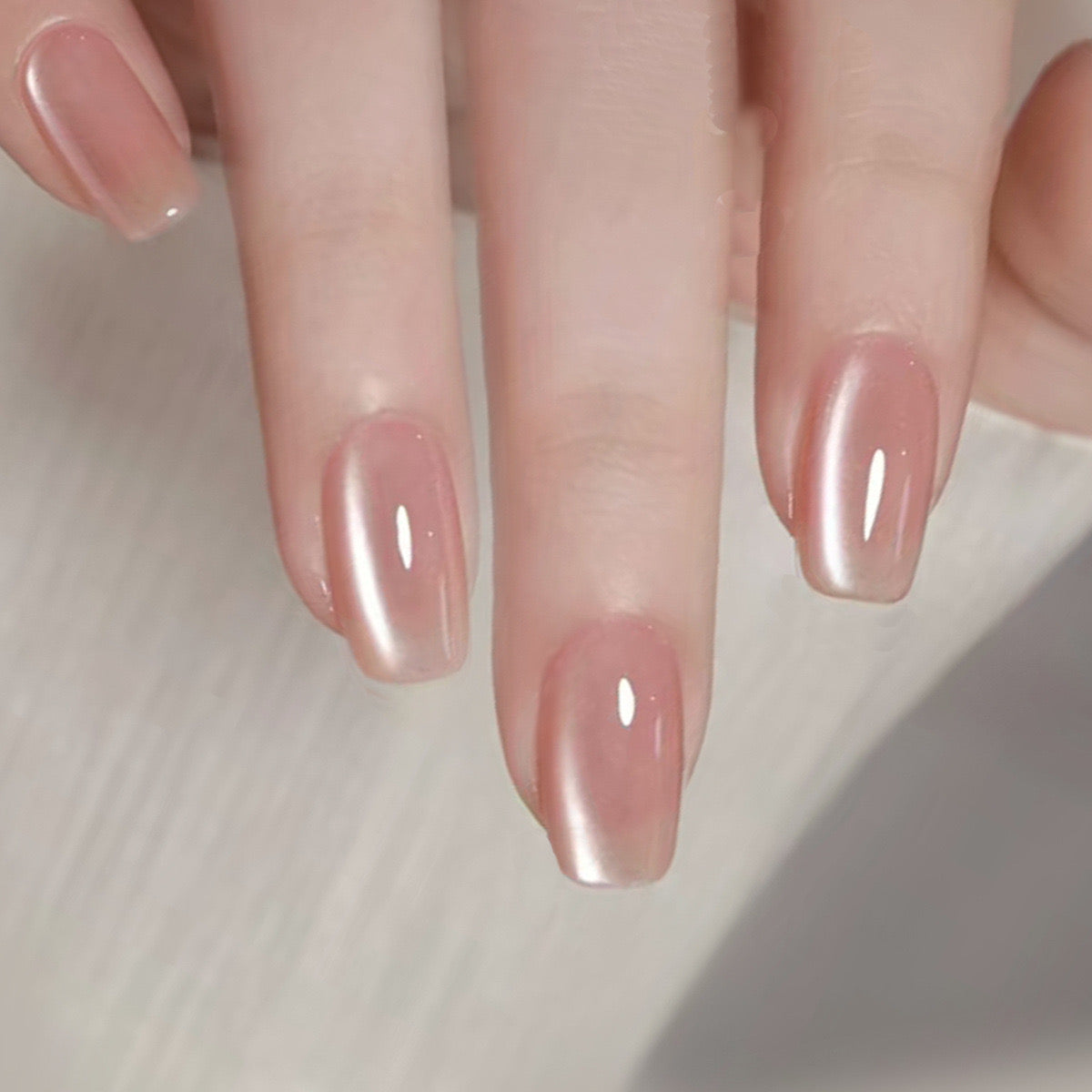 Cat eye medium length Nails-2080 - Set of 30 nails-FREE Nail-kit included with this Nails pack-CL