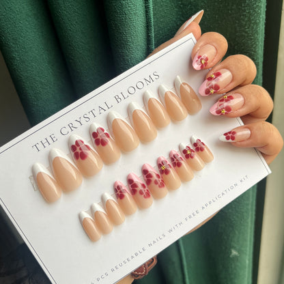 Nails-1472-Almond nails- Free 24pc Sticker Sheet included