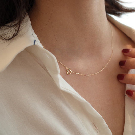 JNecklace -24K gold plated - stainless steel necklace tarnish free - PC 662 - CL
