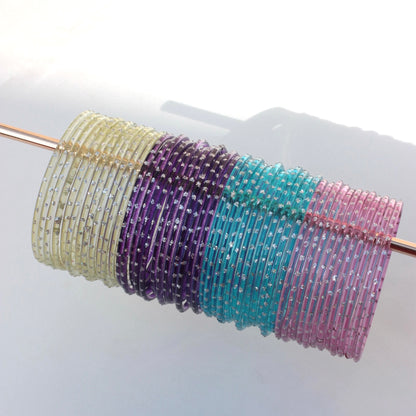 (Choose colour) Aiyna- Viral Handmade Glass Bangles-8