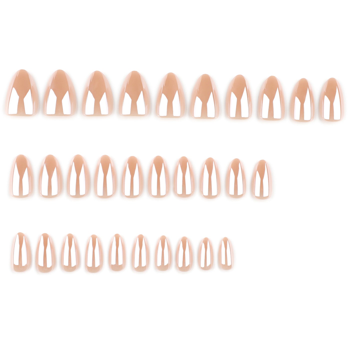 [PREMIUM] Mirror Glazed Nails-4024- Free 4 pc nail kit included