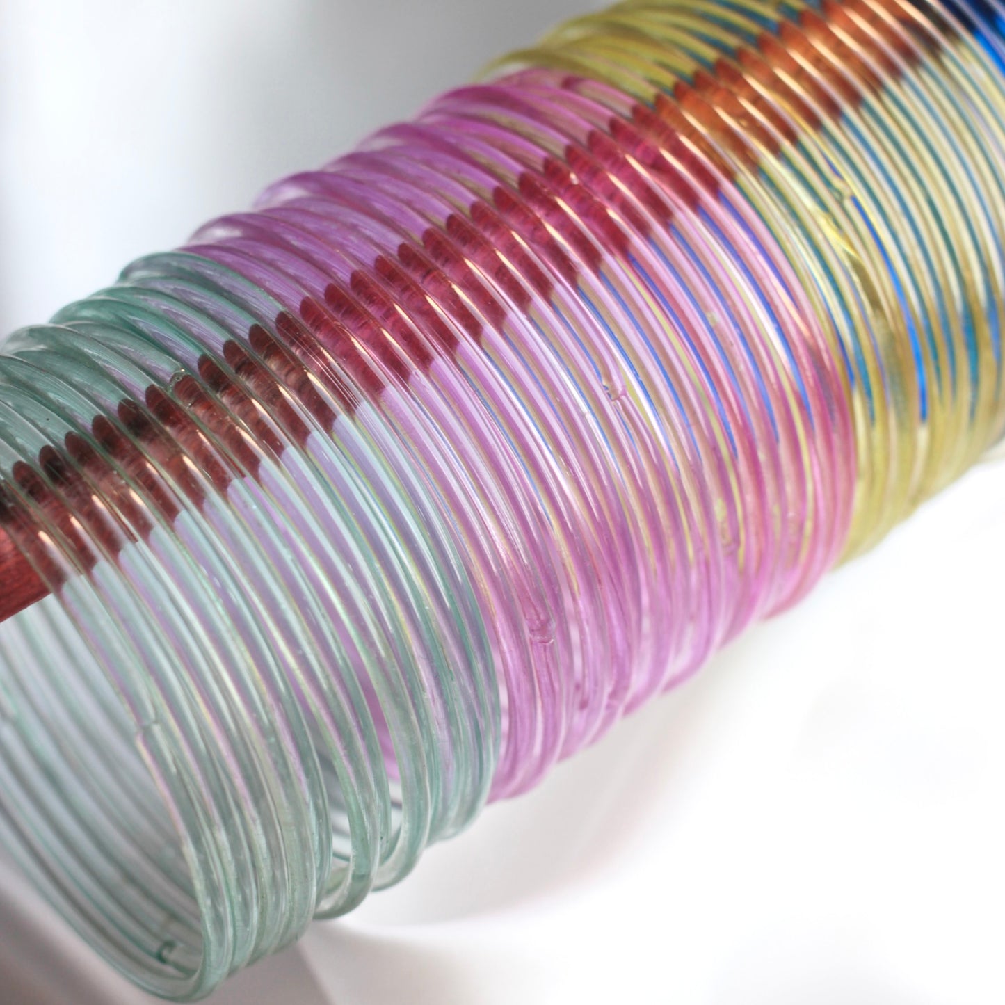 (Choose colour) Jelly Thick  Glass Bangles-2 mm thickness