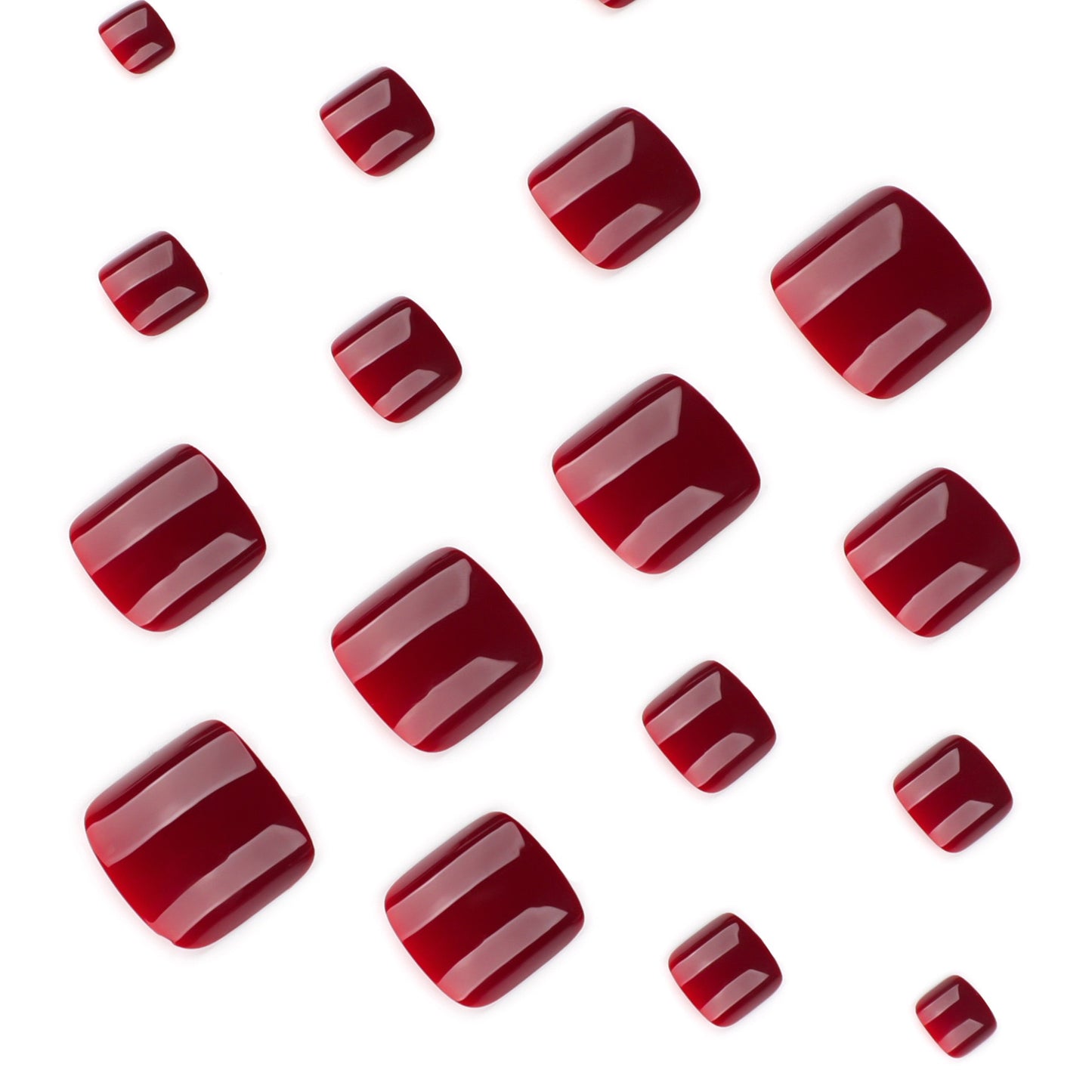 Toe Nails-Natural Fit- 4259-Free 24-pc Sticker Sheet included
