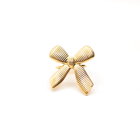 JRing-(4K Gold Plated)-AntiTarnish/HypoAllergic- (ADJUSTABLE SIZE)