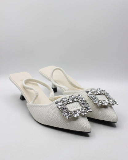 Starlight Spark White Heels