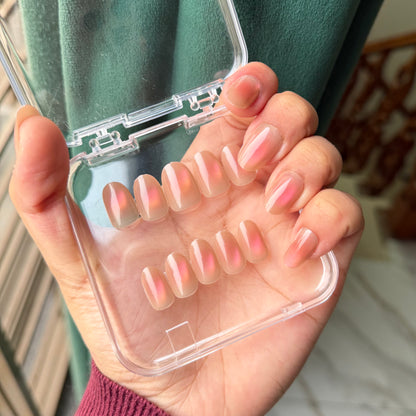 [PREMIUM] Handmade Cat-eye Reflective Nails-873- Free 24 pc Sticker Sheet  included
