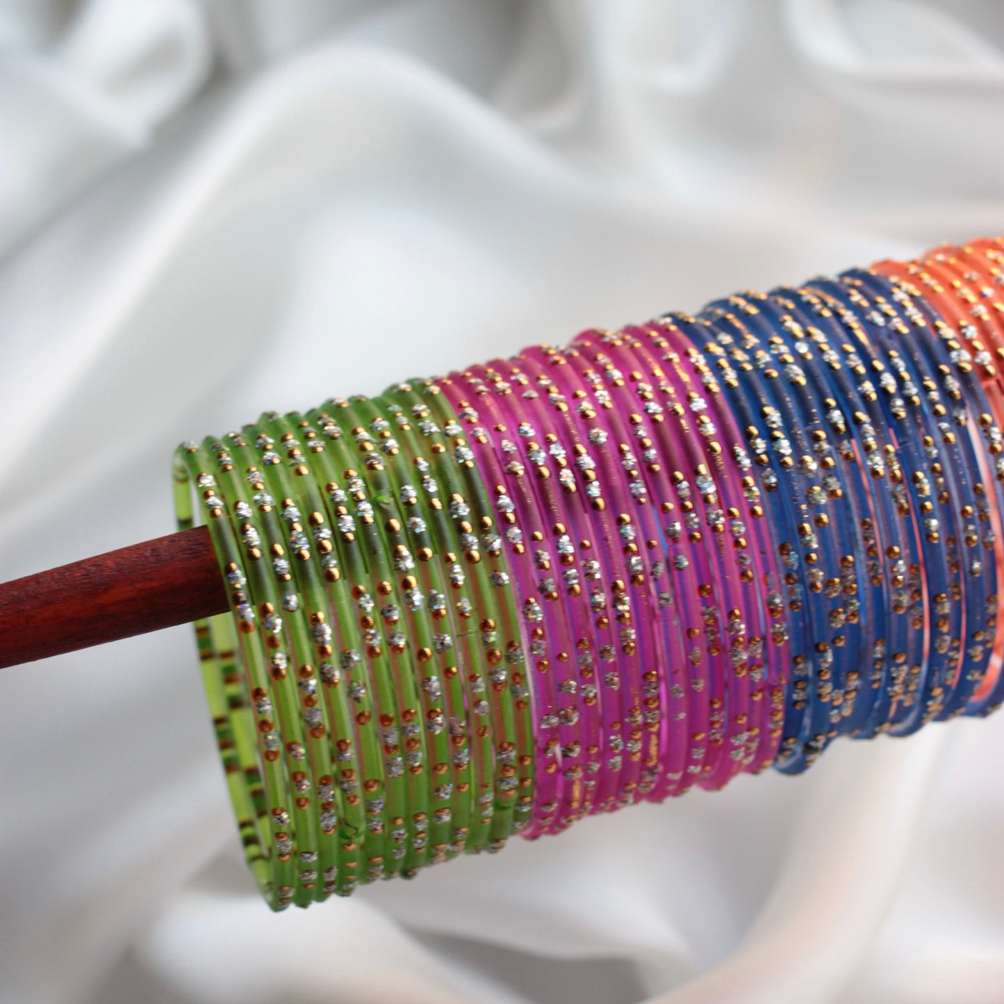 (Choose colour) Khushboo- Viral Handmade Glass Bangles
