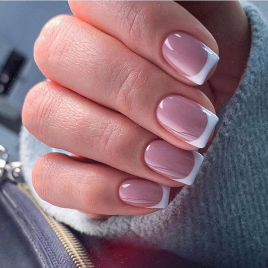 Nails-2157-Medium Length Almond nails- Free 24 pc Sticker Sheet  included