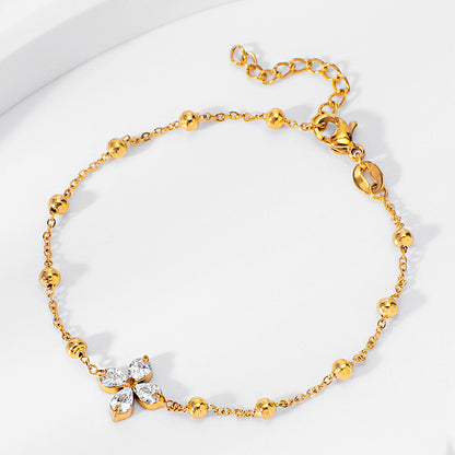 JBracelet- Non Tarnish - 24K Gold plated Anti Tarnish Everyday wear Bracelet- 304