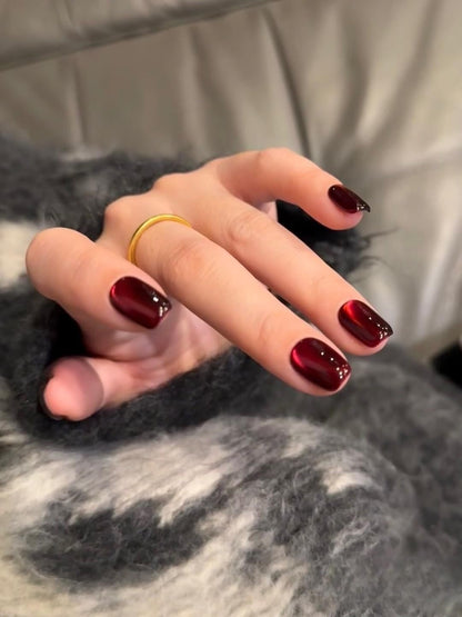 [PREMIUM] Handmade Cat-eye Reflective Nails-815- Free 24 pc Sticker Sheet  included