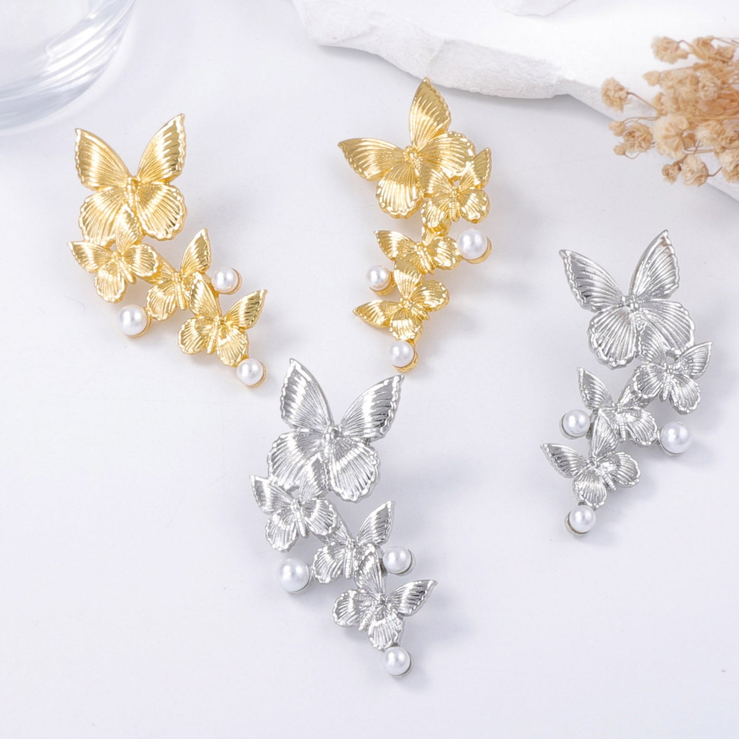 NJCEarrings-Premium High quality Gold plated Earrings - 221
