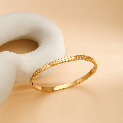 JBracelet- Non Tarnish - 24K Gold plated Anti Tarnish Everyday wear Bracelet