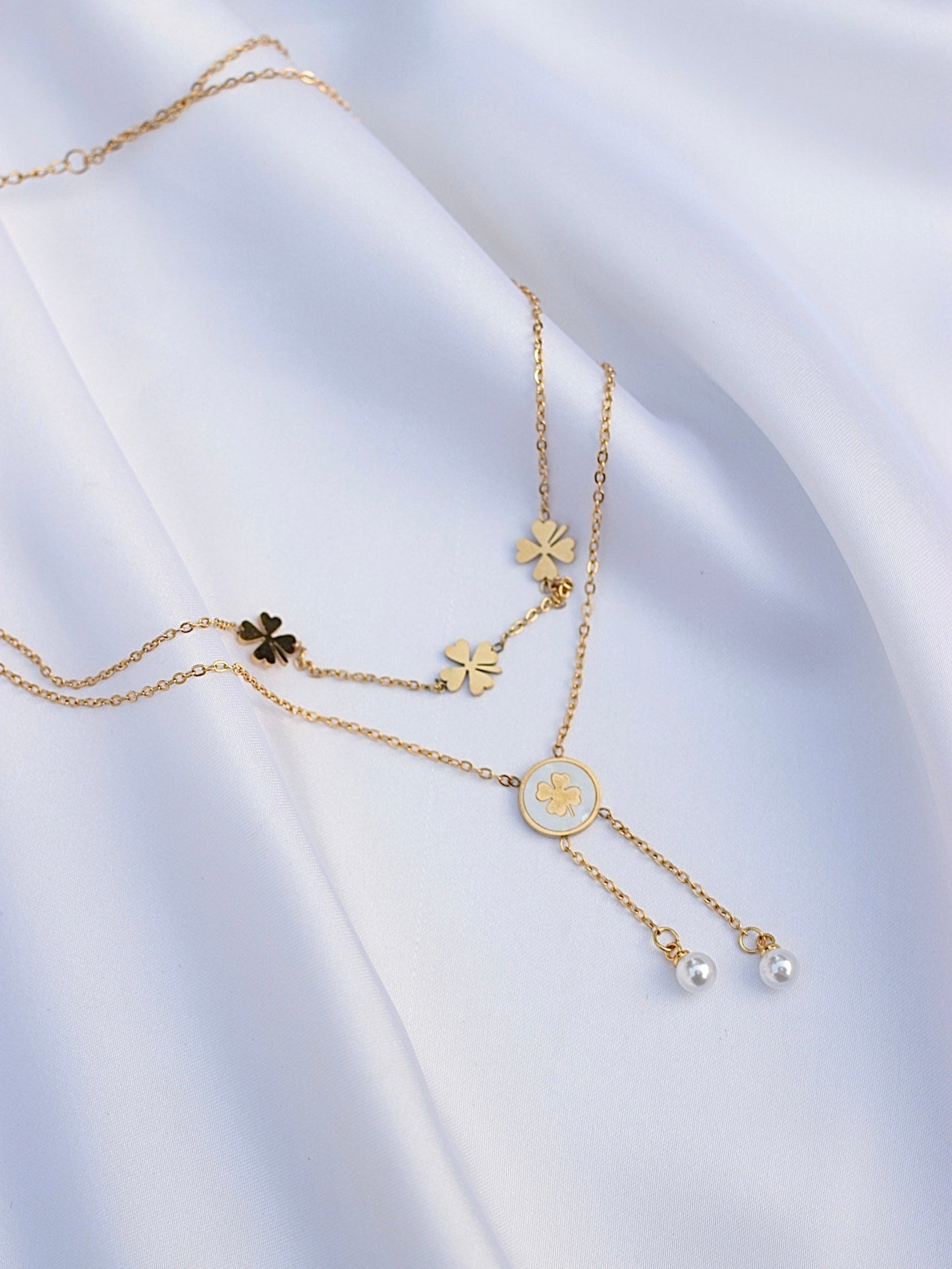 JNecklace (24K Gold Plated)-AntiTarnish/HypoAllergic -394