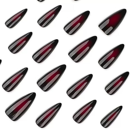 Nails-4191-Almond nails- Free 24 -pc Sticker Sheet  included