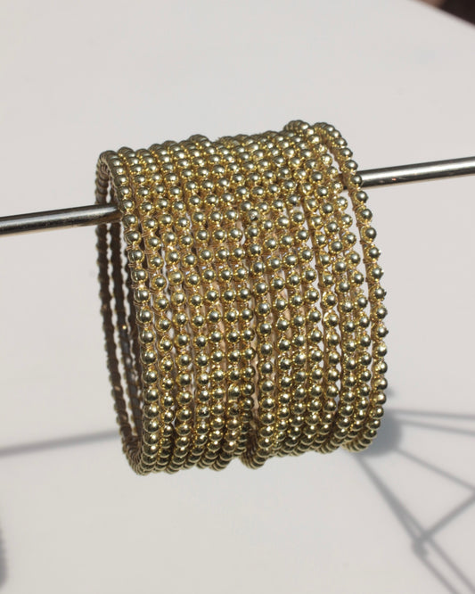 Botter Golden Bangle Set- 24 pcs