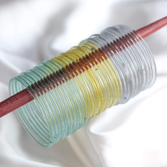 (Choose colour) Jelly Thick  Glass Bangles-3 mm thickness