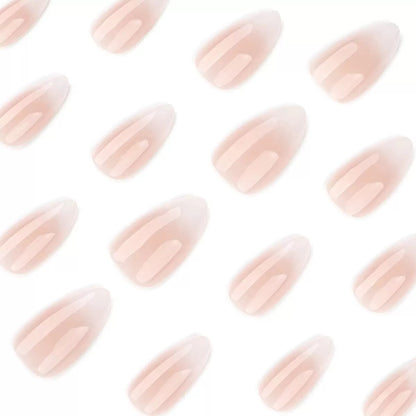 Nails-4083- Ombre Almond nails- Free 24 -pc Sticker Sheet  included