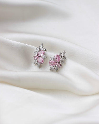 JEarringsPremium Pink Zirconium Earrings-294