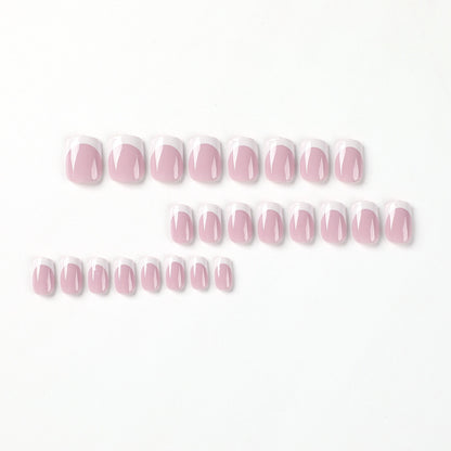 Nails-2157-Medium Length Almond nails- Free 24 pc Sticker Sheet  included