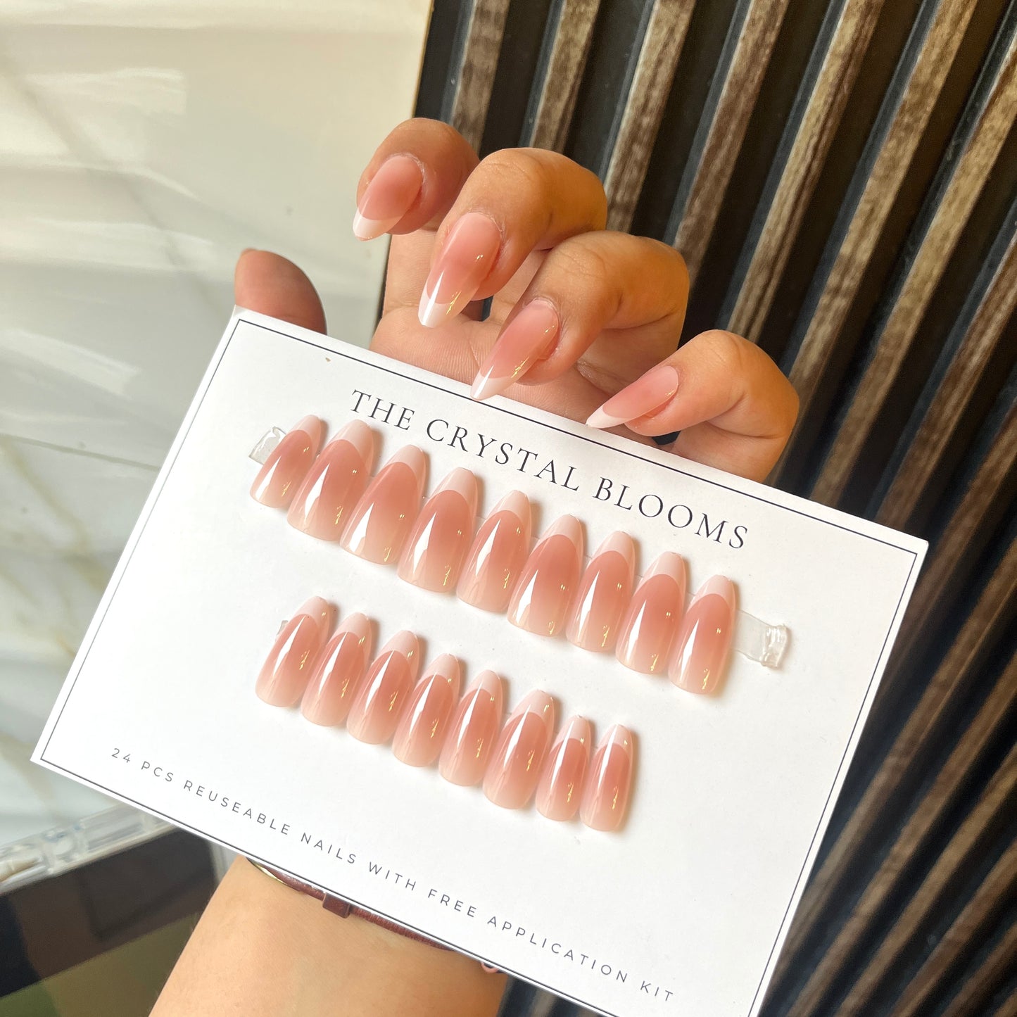 Nails-2211-Almond nails- Free 24pc Sticker Sheet included