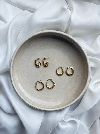 Luxe Halo Stud Earrings (N227)