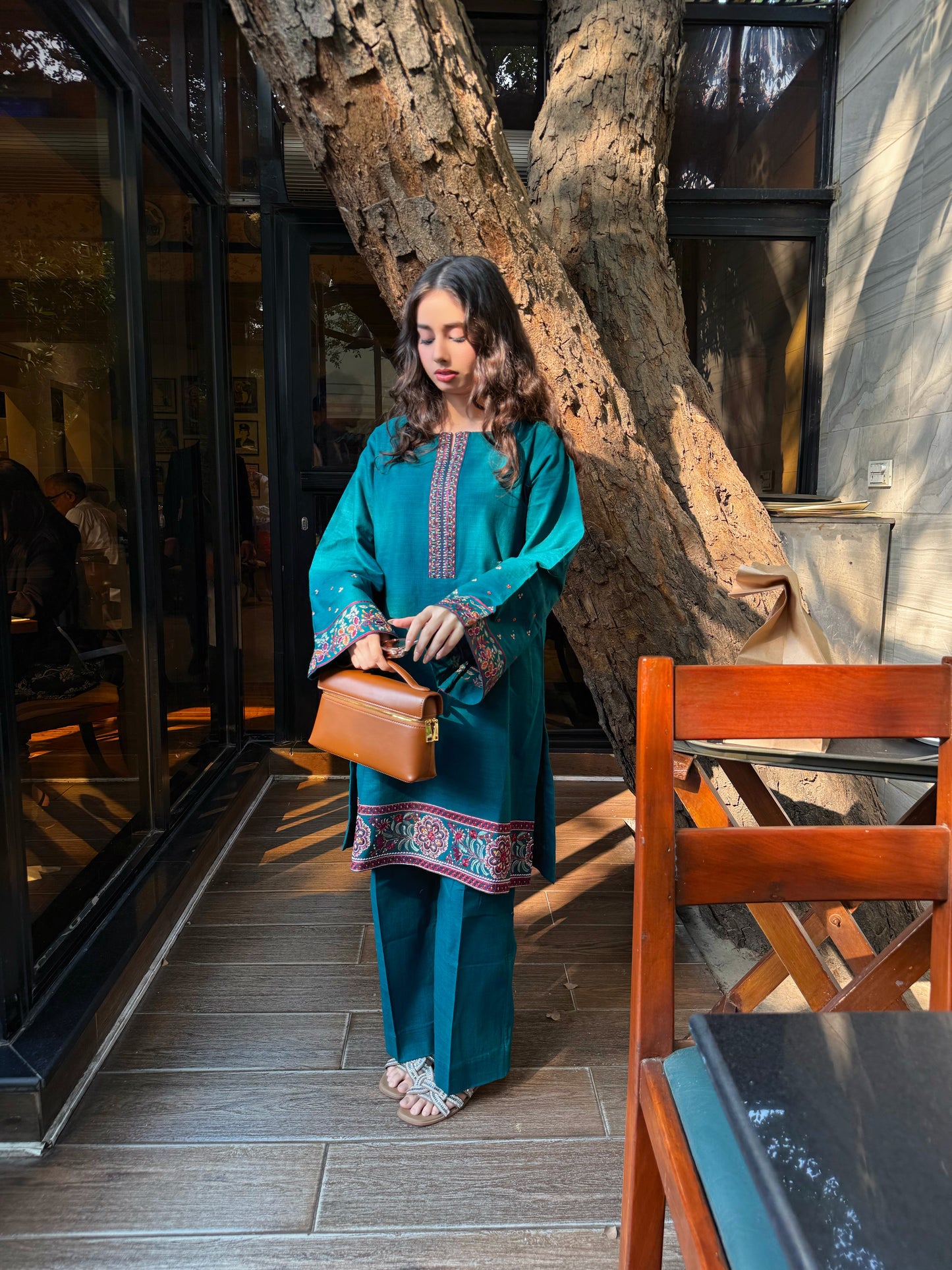 Winter Jade - 2 pc Stitched