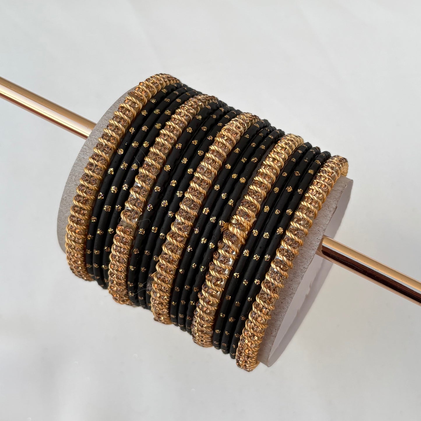 Xira Bangle Set-Black