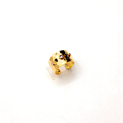 JRing-(4K Gold Plated)-AntiTarnish/HypoAllergic 434
