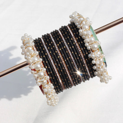 Azel Bangle Set-Black