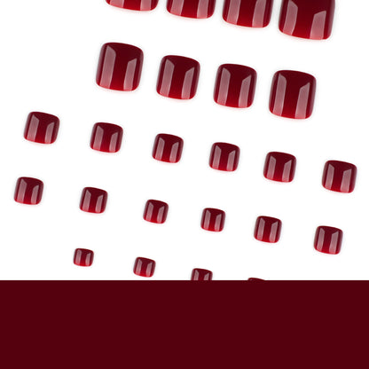 Toe Nails-Natural Fit- 4259-Free 24-pc Sticker Sheet included