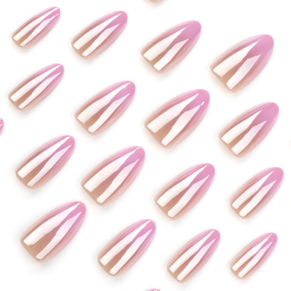 [Premium] Reflective Mirror Glazed Nails-3494- Free 24 -pc Sticker Sheet  included