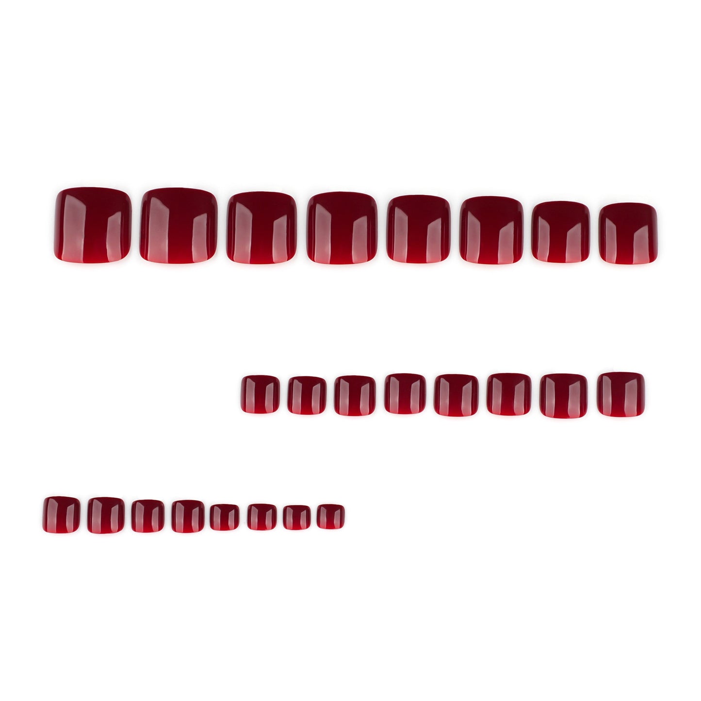 Toe Nails-Natural Fit- 4259-Free 24-pc Sticker Sheet included
