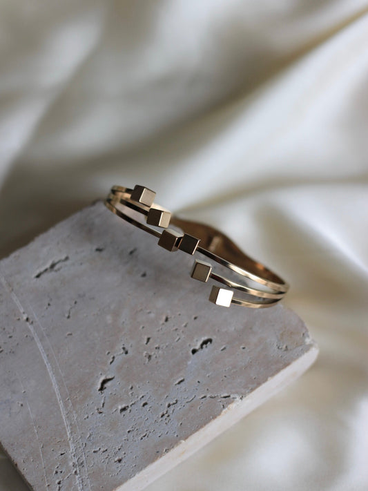 JBracelet- Non Tarnish - 24K Gold plated Anti Tarnish Everyday wear Bracelet-376