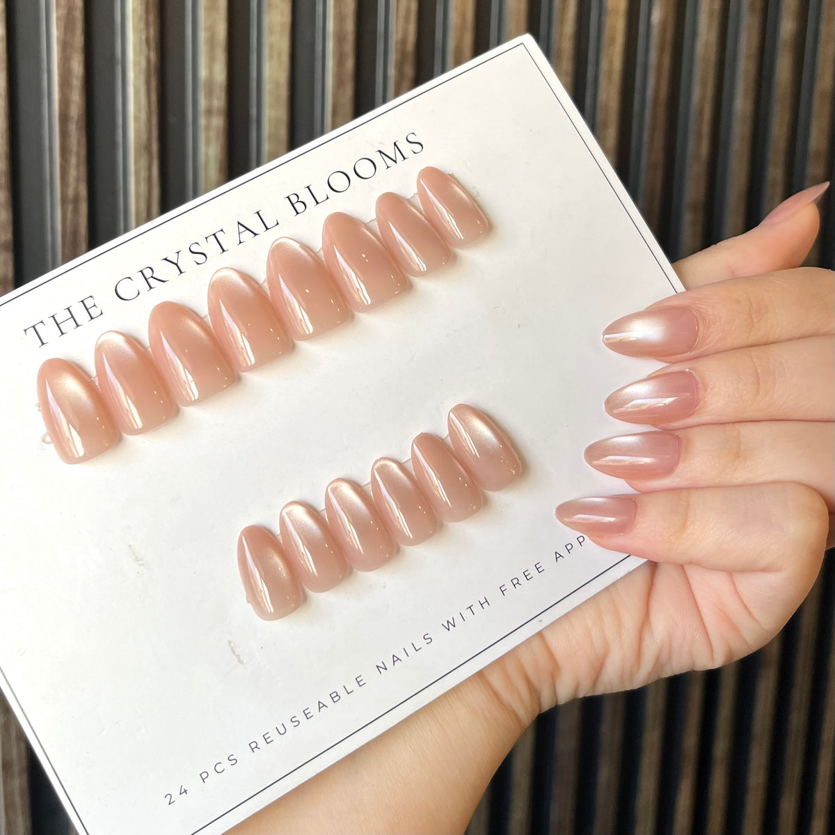 [PREMIUM] Handmade Cat-Eye Nails-759/MY01S- Free 24 pc Sticker Sheet  included-n