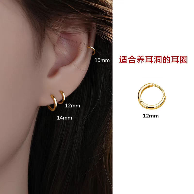 JEarrings everyday wear hoops earrings- small earrings for multiple piercings CL-OM