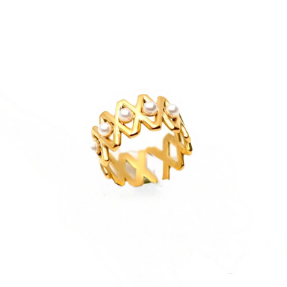 JRing-(4K Gold Plated)-AntiTarnish/HypoAllergic 426